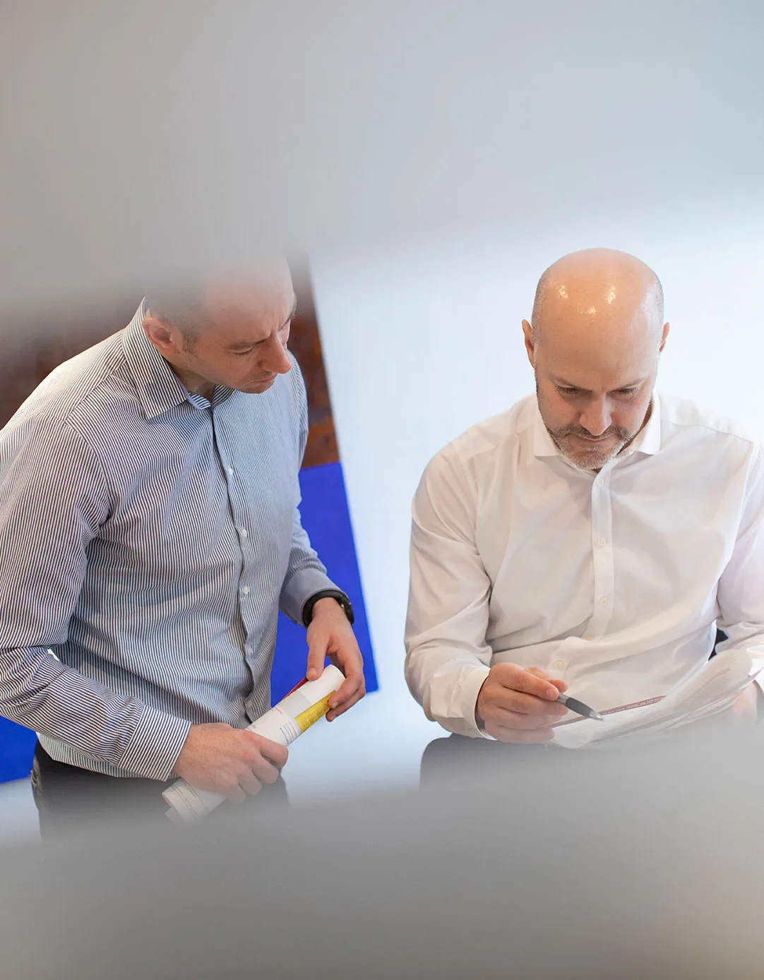 Beratungssituation in der Kanzlei Eggeling & Partner